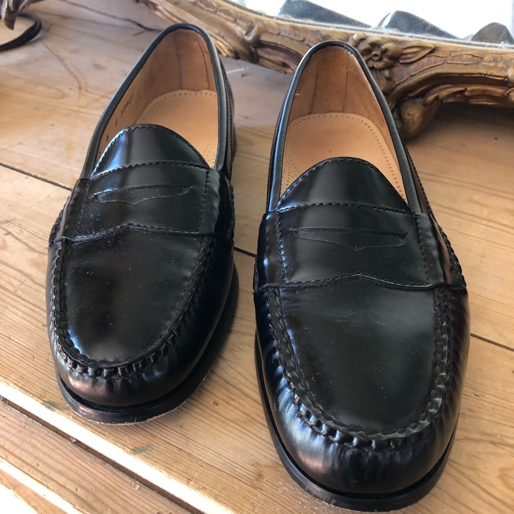 Cole Han penny loafers black sz 8 D